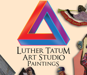 Luther Tatum Art Studio Logo and Trumpet